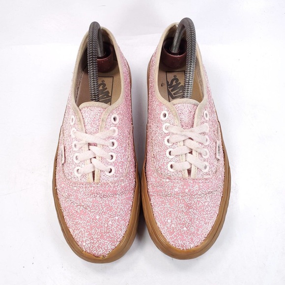 Vans Off the Wall Lace Up Athletic Shoe Womens Size 8 Mens 6.5 721278 Pink - Picture 2 of 9